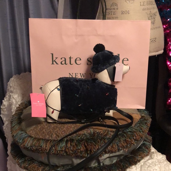 NEW Kate Spade ♠️ Dachshund Lights Crossbody Purse (Claude) - Picture 10 of 17